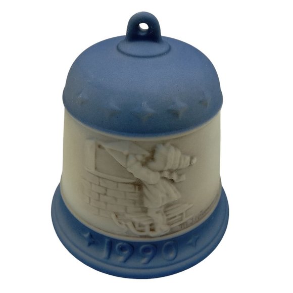 Vintage Goebel Hummel Christmas Bell Ornament 1990 Second In Series of 4 - Picture 3 of 9